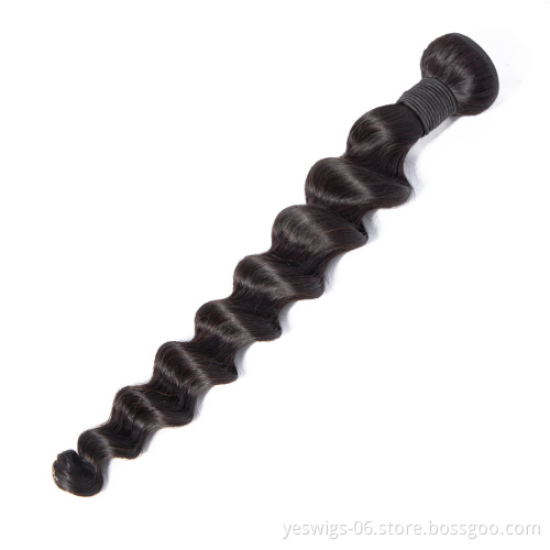 Cuticle Aligned Hair From India Loose Deep Hair Weaving 10A Grade Cuticle Aligned Raw Indian Human Virgin Hair Weave Extensions